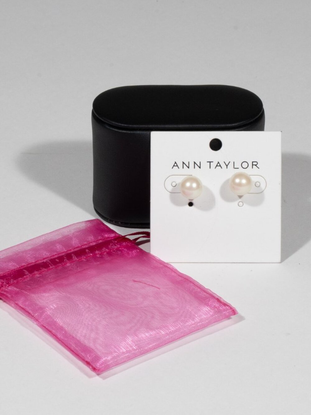 Ann Taylor 4mm Pearl Stud Earrings, NWT